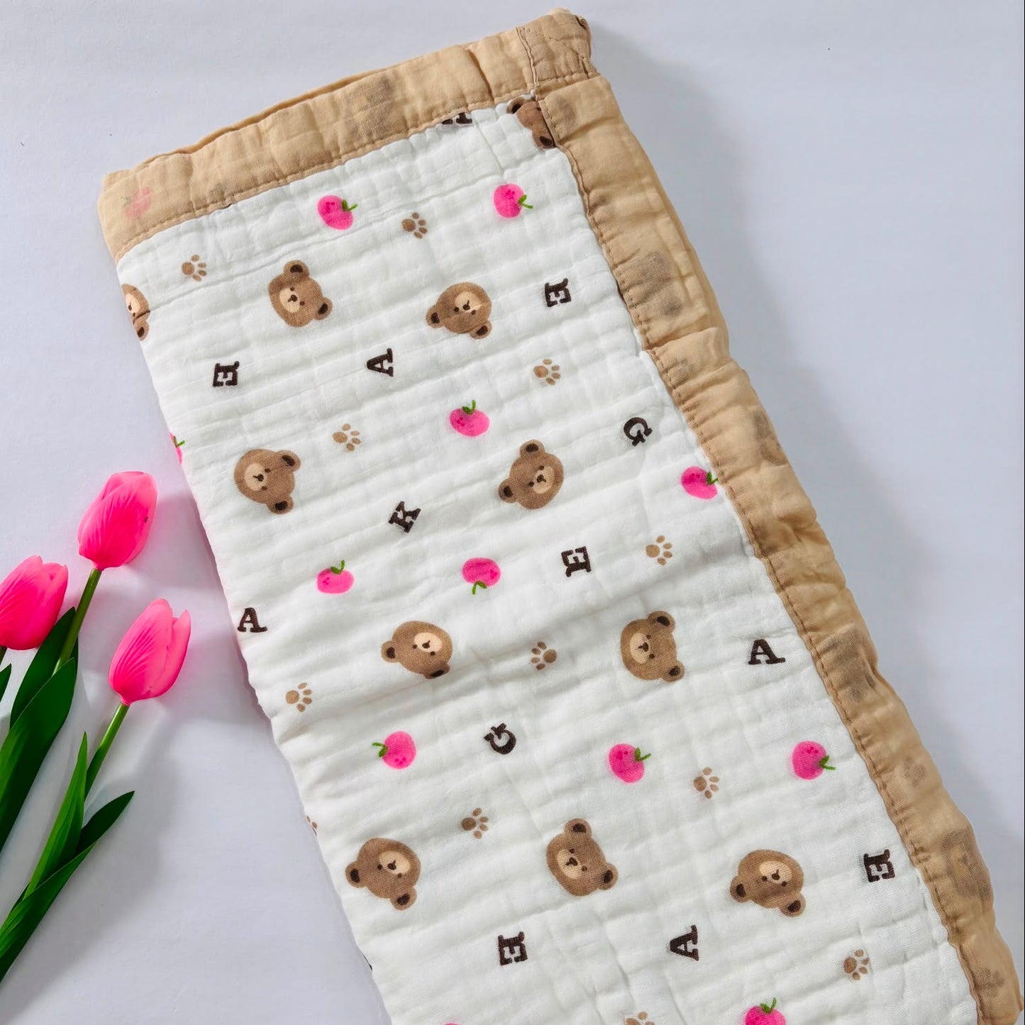 Crinkled Muslin 6 layer Blanket MN01