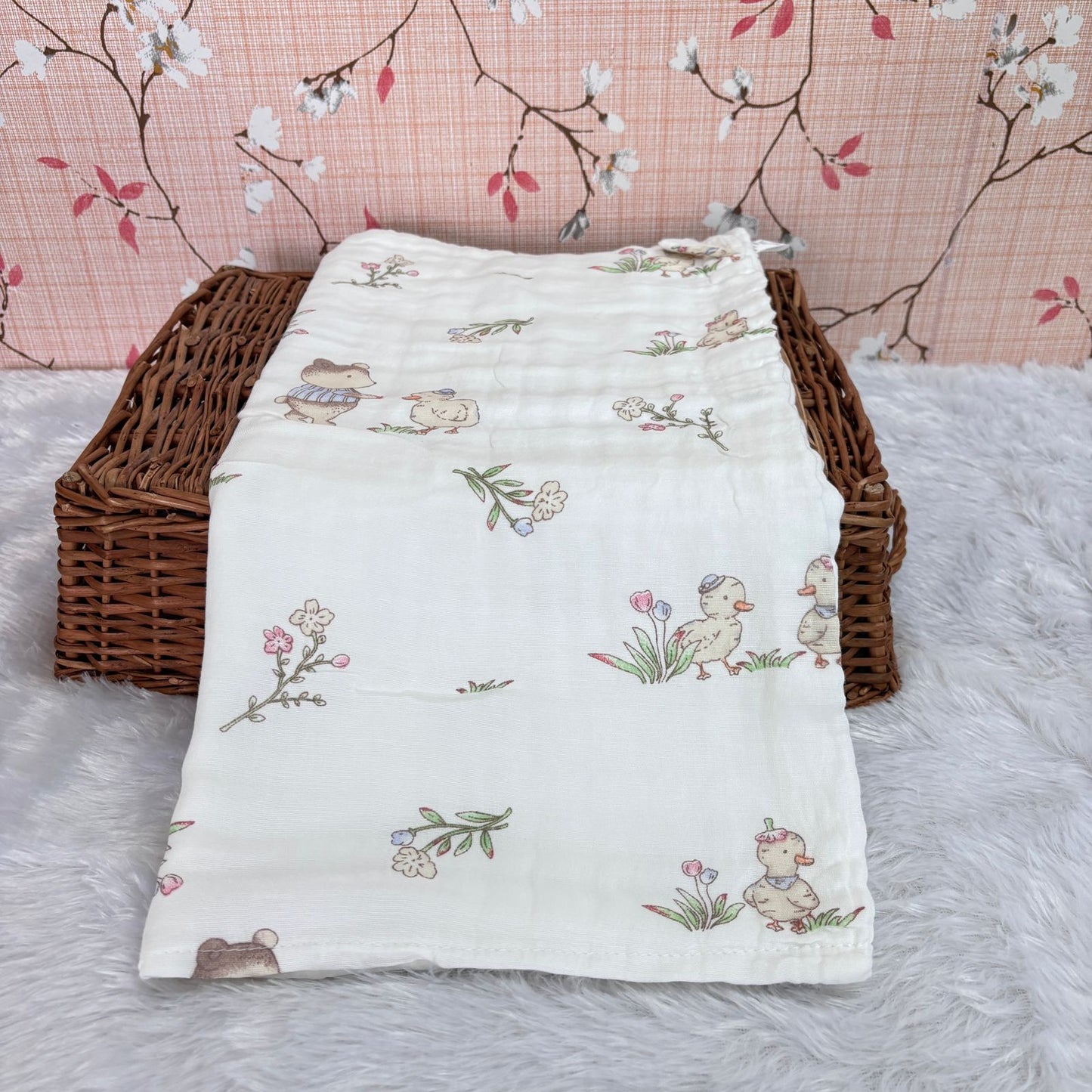 Muslin Crinkled 6 Layer Bath Towel MN01