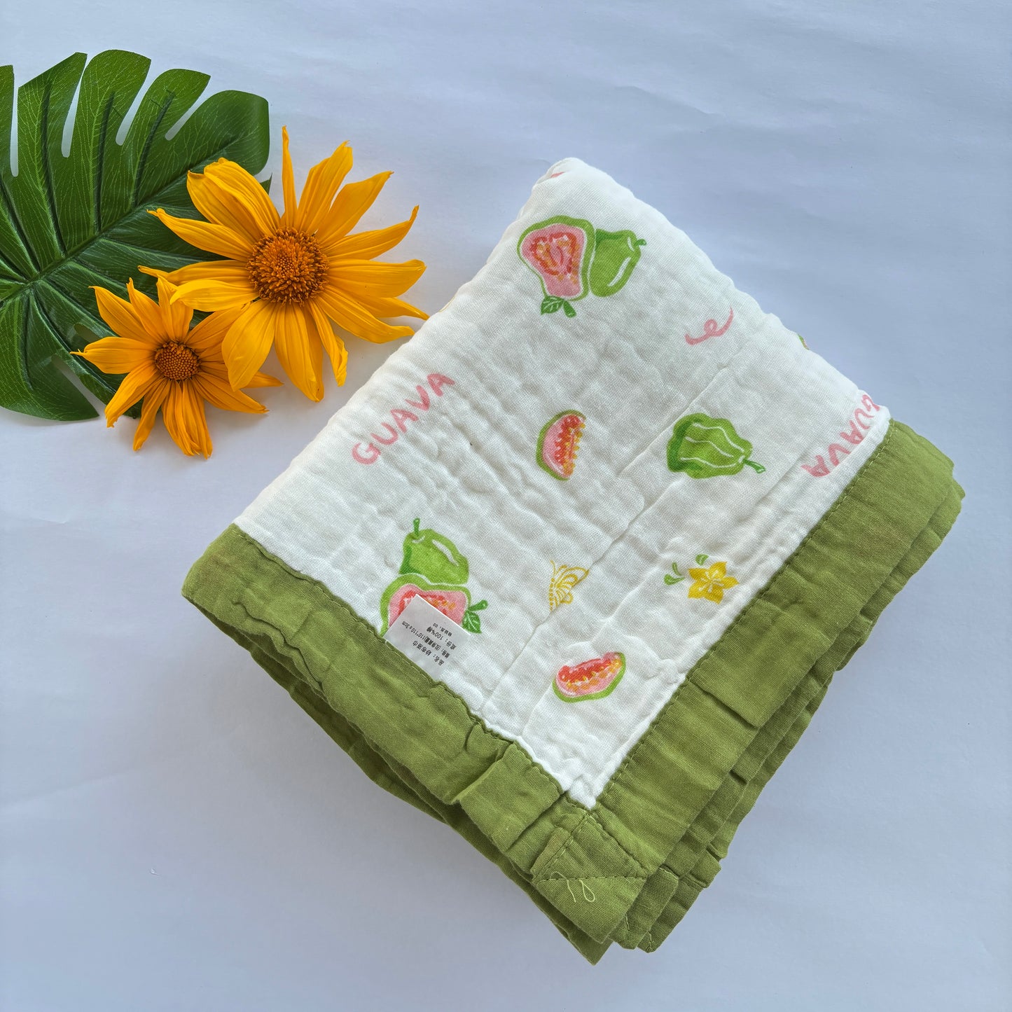Crinkled Muslin 6 layer Blanket MN01