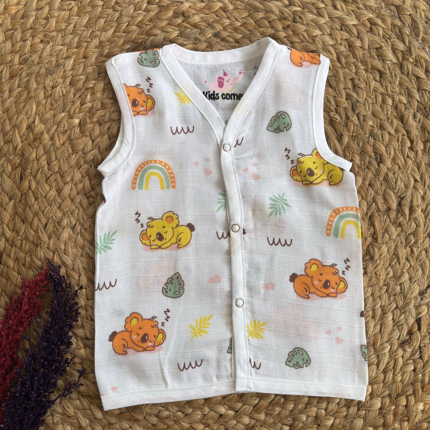 Muslin Button jablas MN01