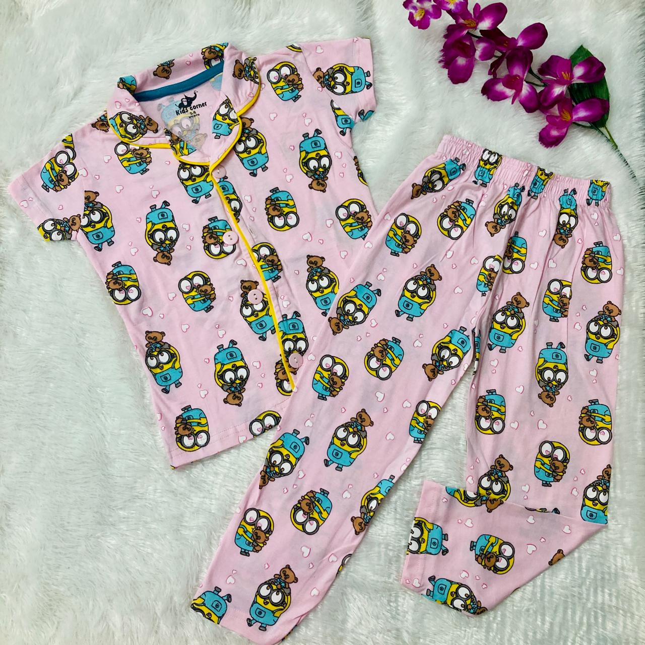 Half Sleeve Collar Night Suits IW03