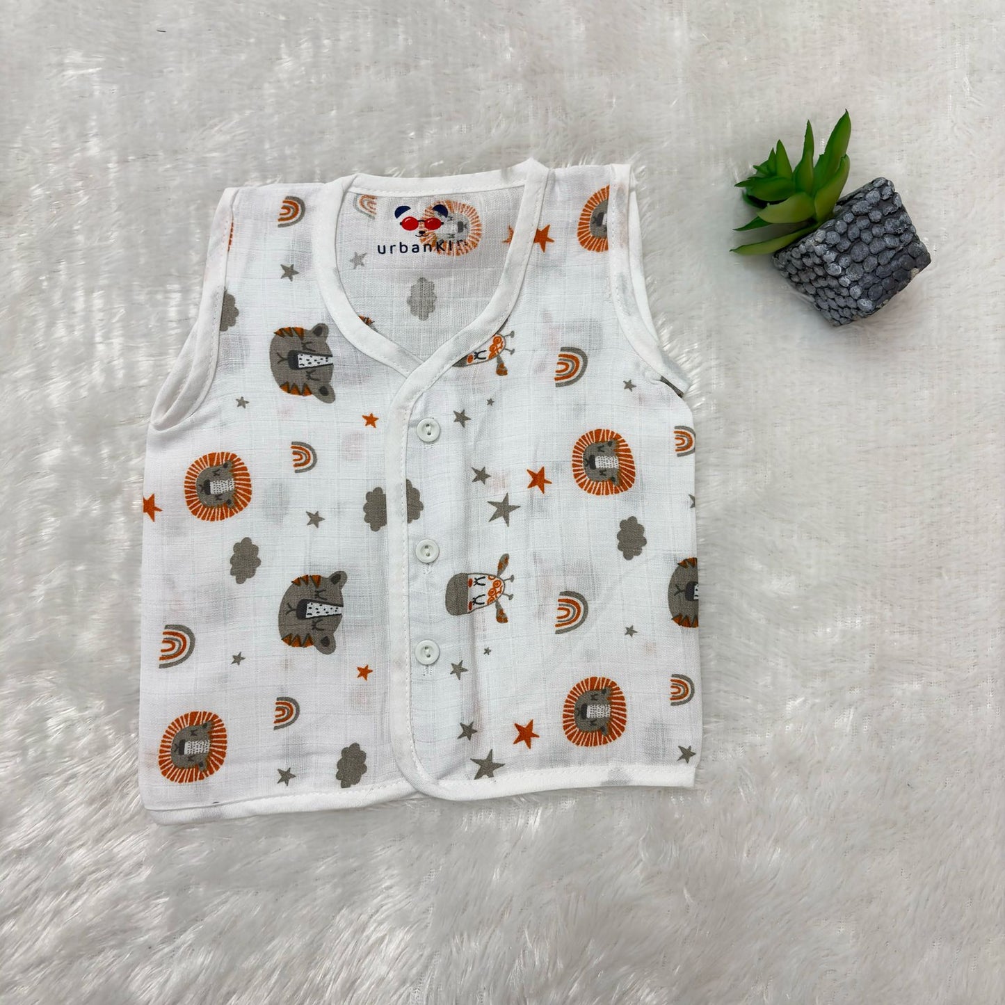 Muslin Button jablas MN01