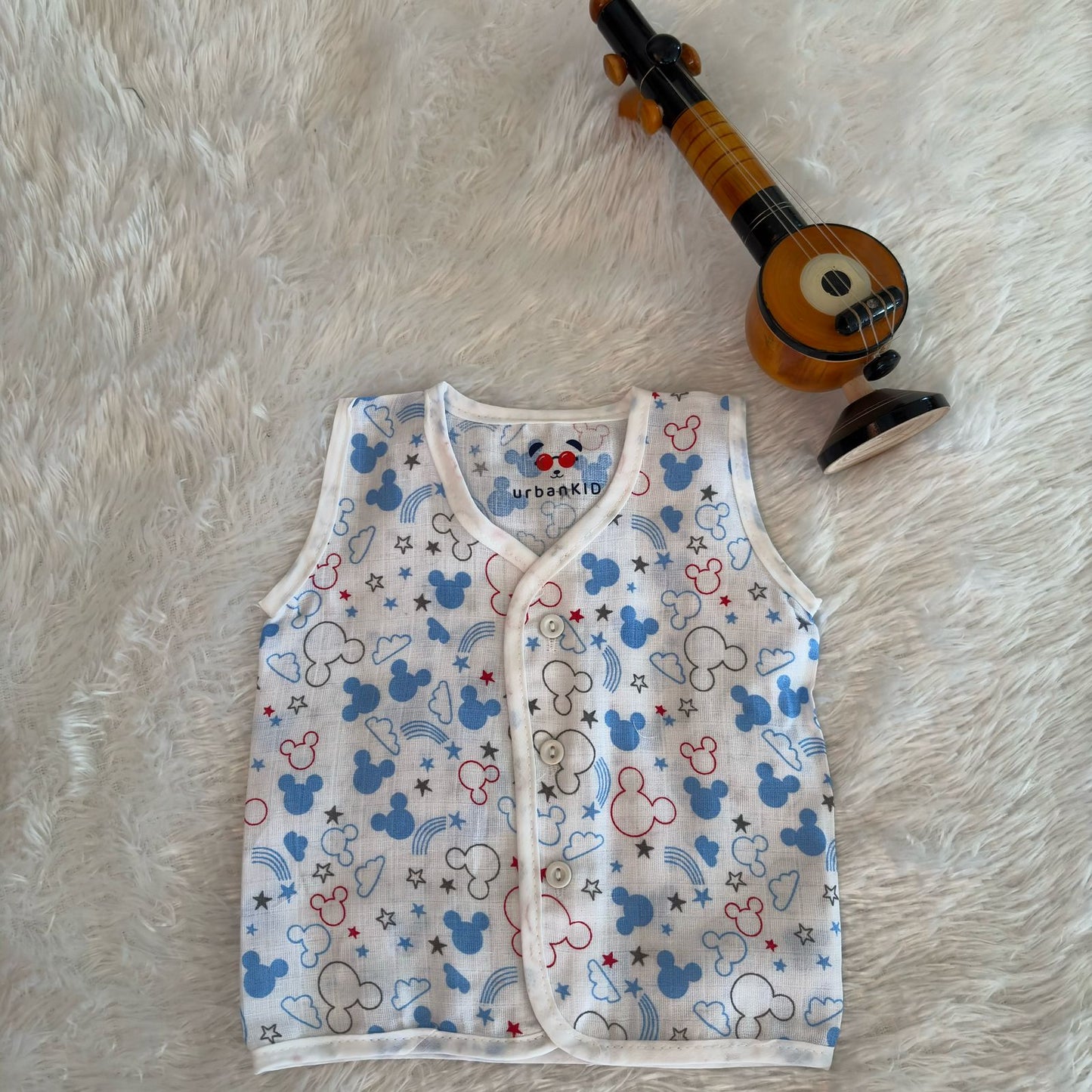 Muslin Button jablas MN01