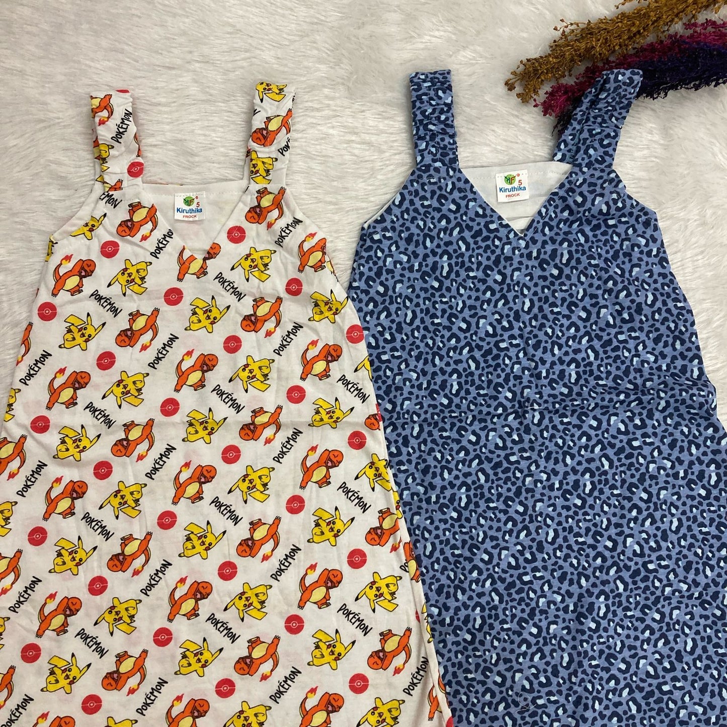 Summer Sleeveless Frock 2 pcs combo pack 4 to 5 years