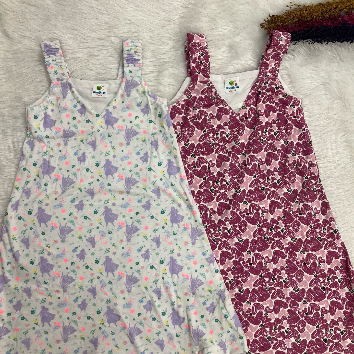 Summer Sleeveless Frock 2 pcs combo pack 4 to 5 years