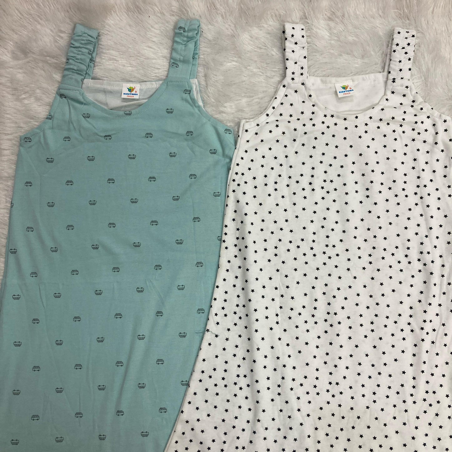 Summer Sleeveless Frock 2 pcs combo pack 8 to 9 years