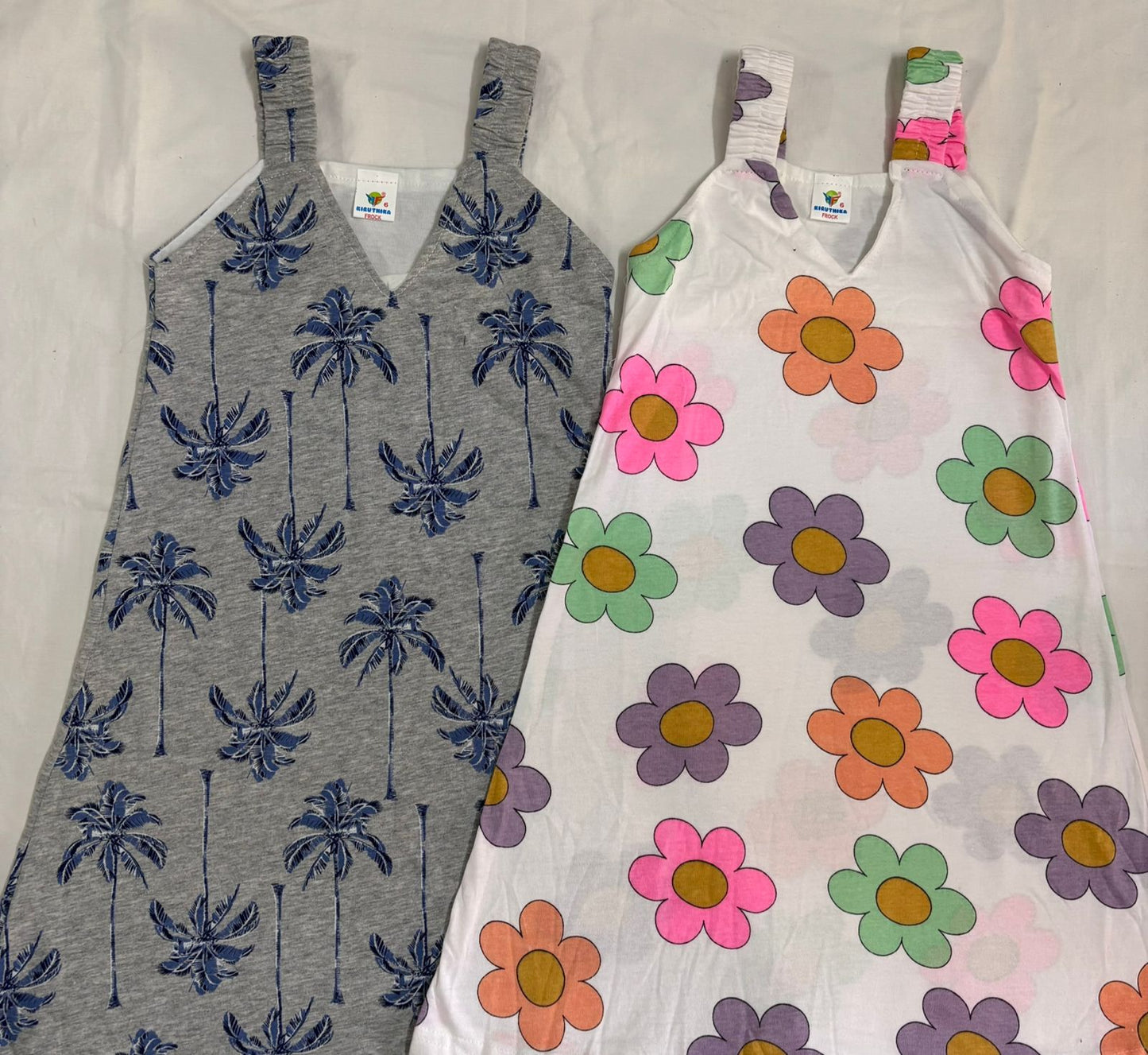 Summer Sleeveless Frock 2 pcs combo pack 5 to 6 years