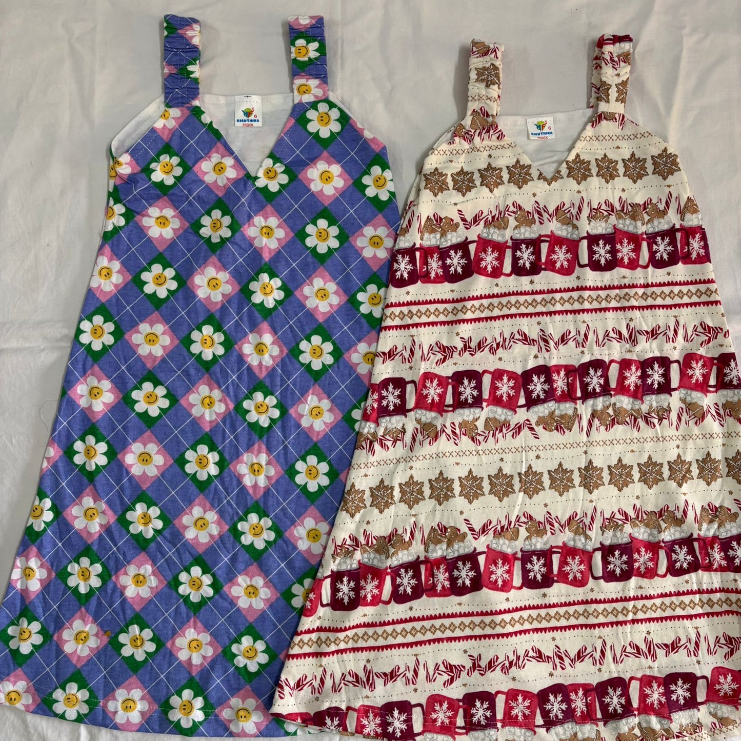 Summer Sleeveless Frock 2 pcs combo pack 5 to 6 years