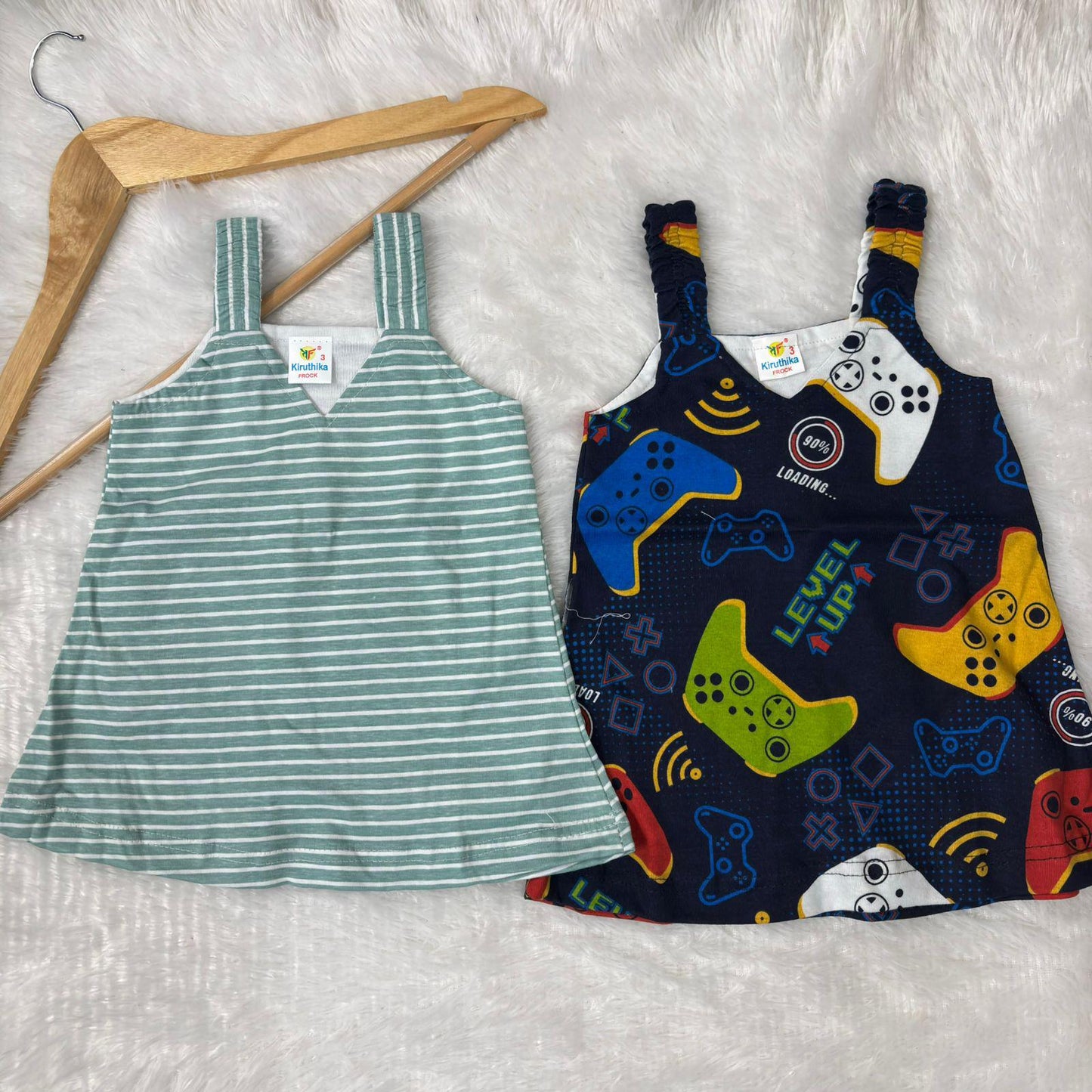 Summer Sleeveless Frock 6 to 12 months