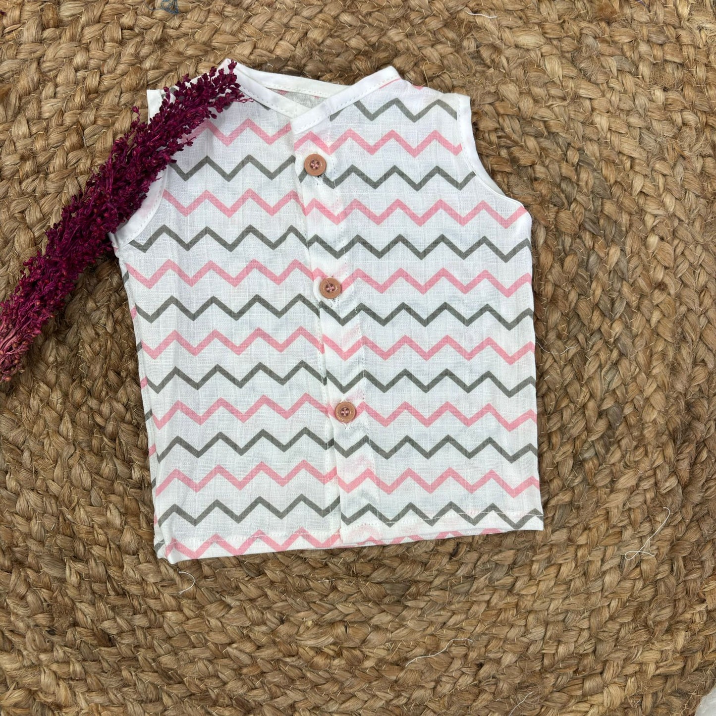 Muslin Button jablas MN01