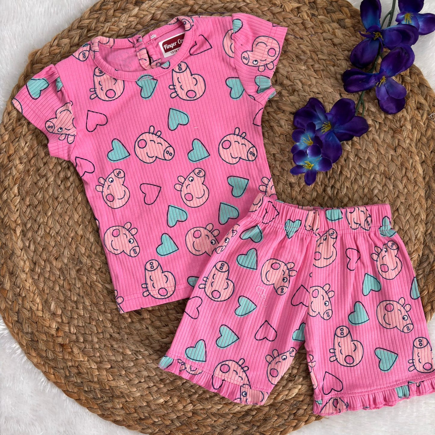 Girls Fancy shorts set SF03