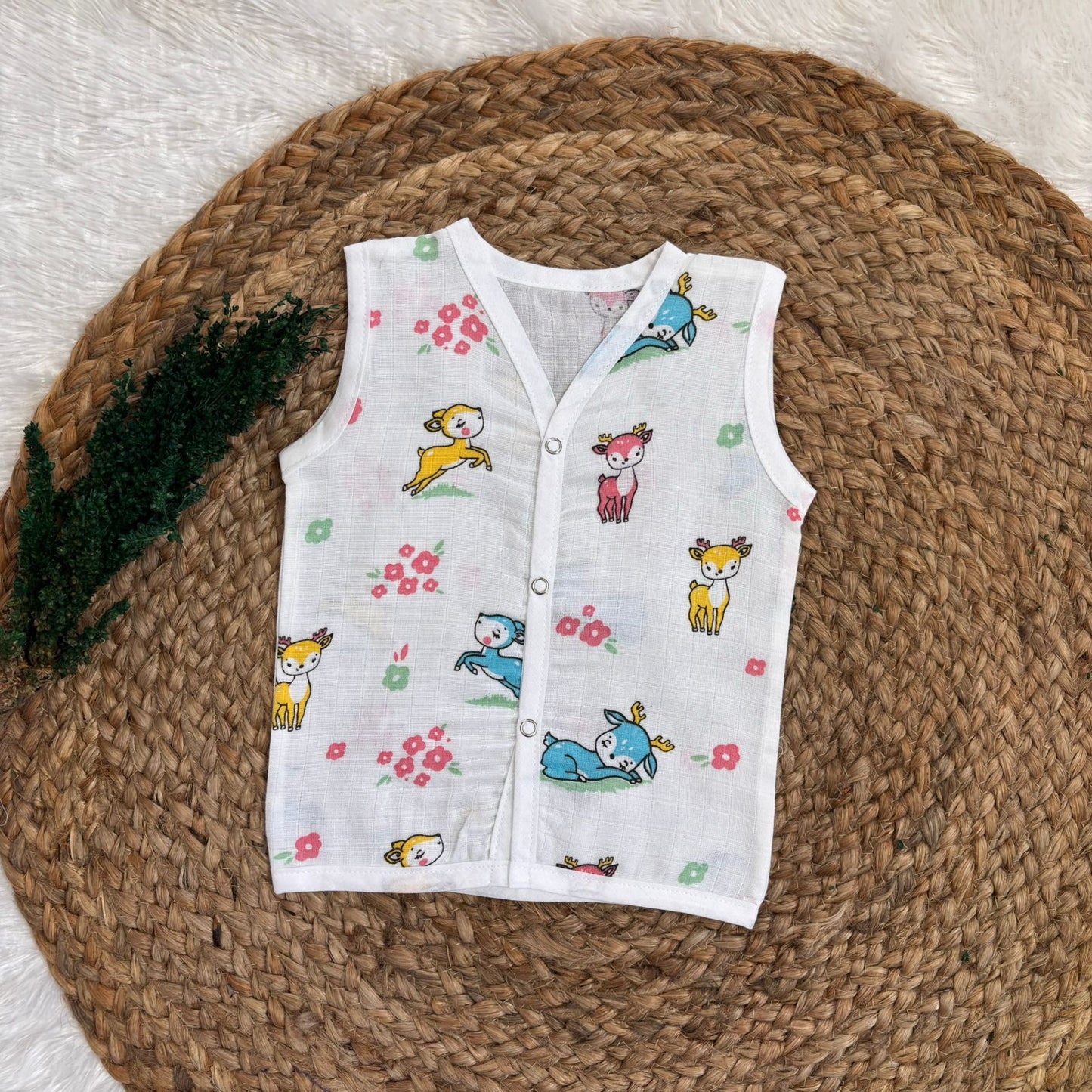 Muslin Button jablas MN01