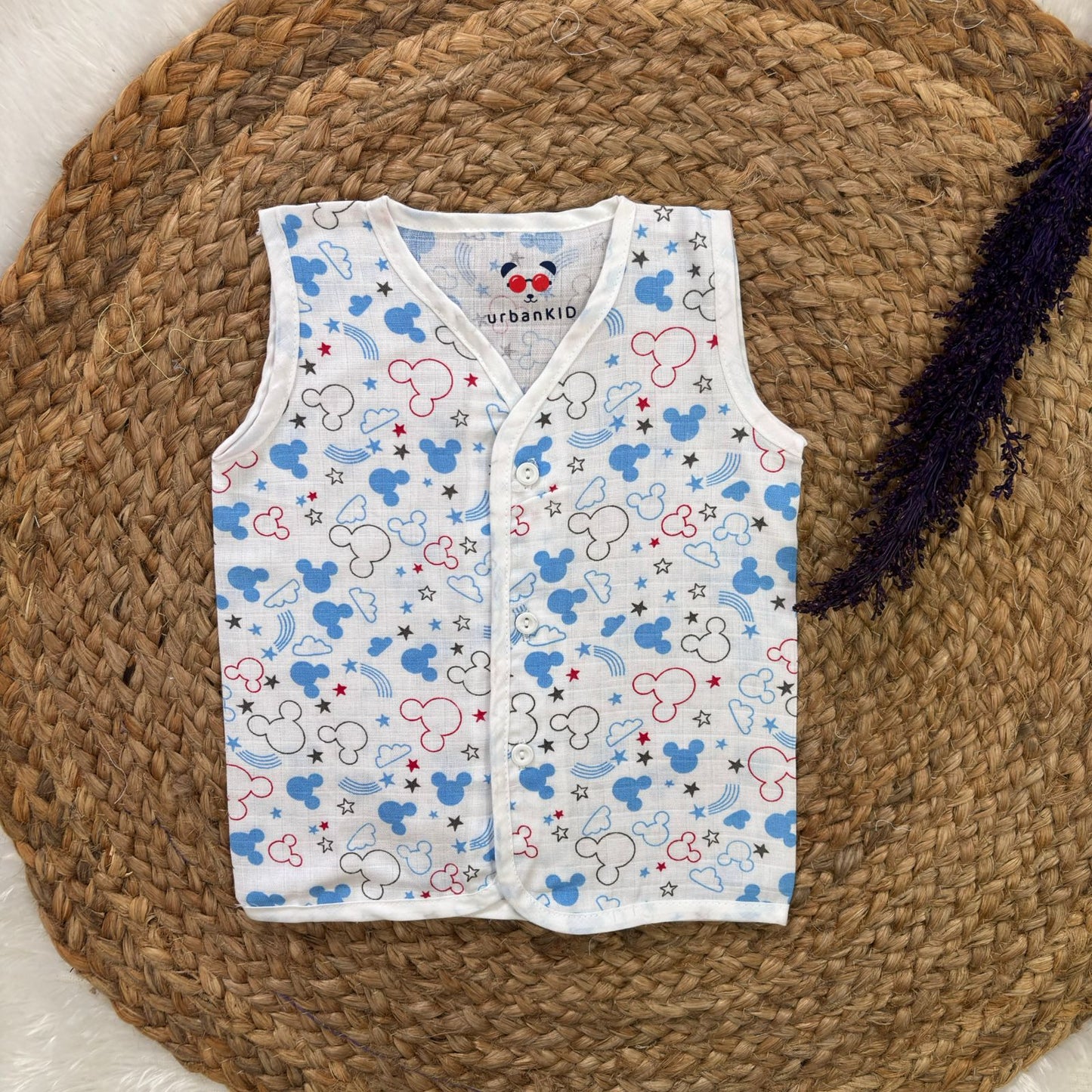 Muslin Button jablas MN01