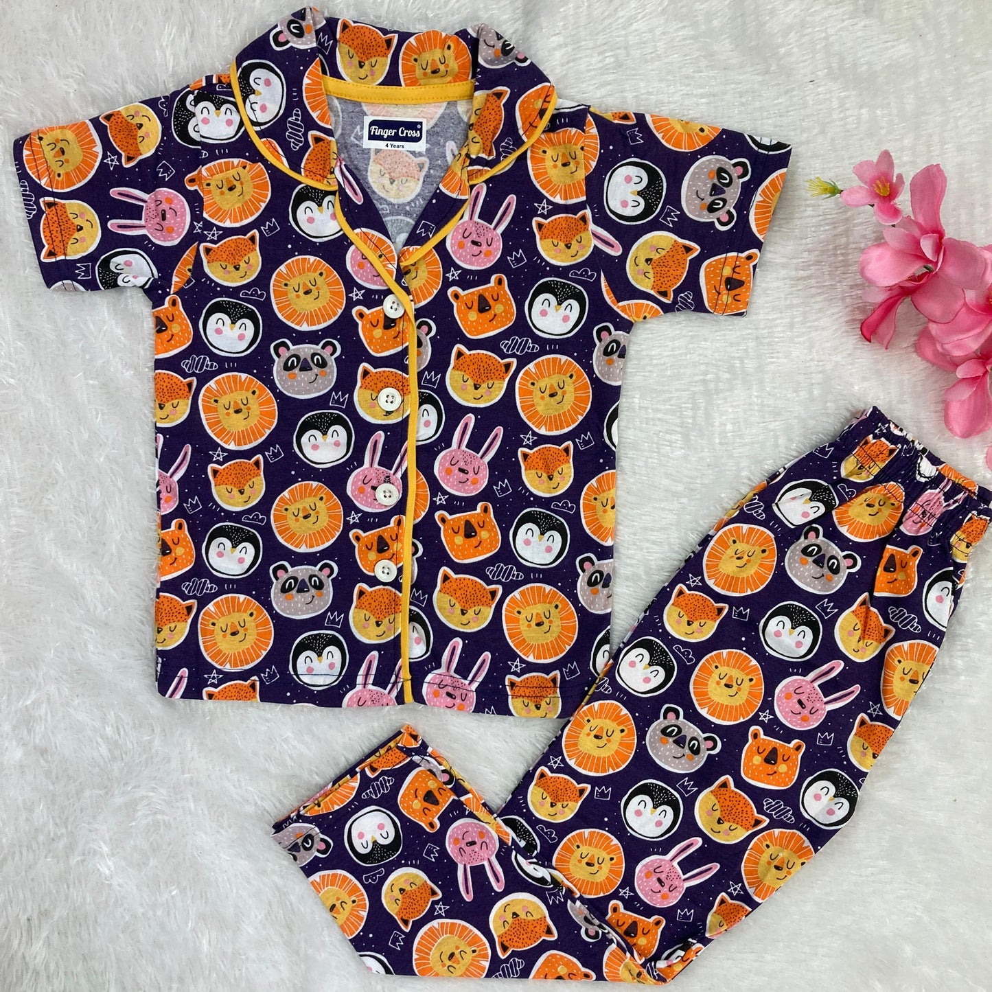 Half Sleeve Collar Night Suits IW03