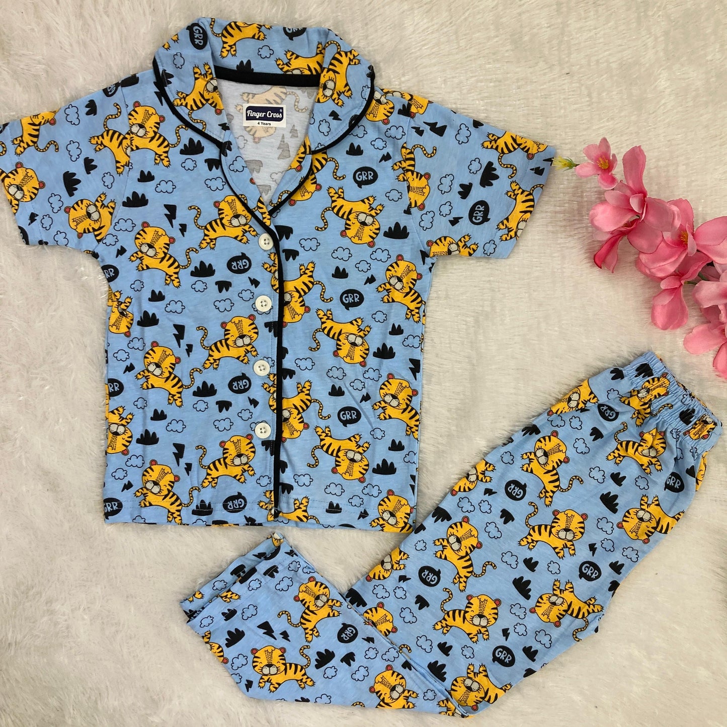 Half Sleeve Collar Night Suits IW03