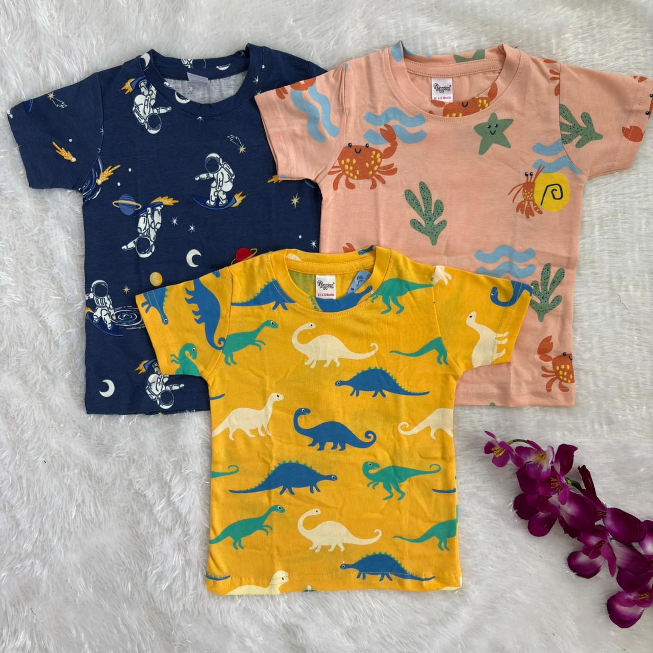 3 Pcs T-Shirt Combo