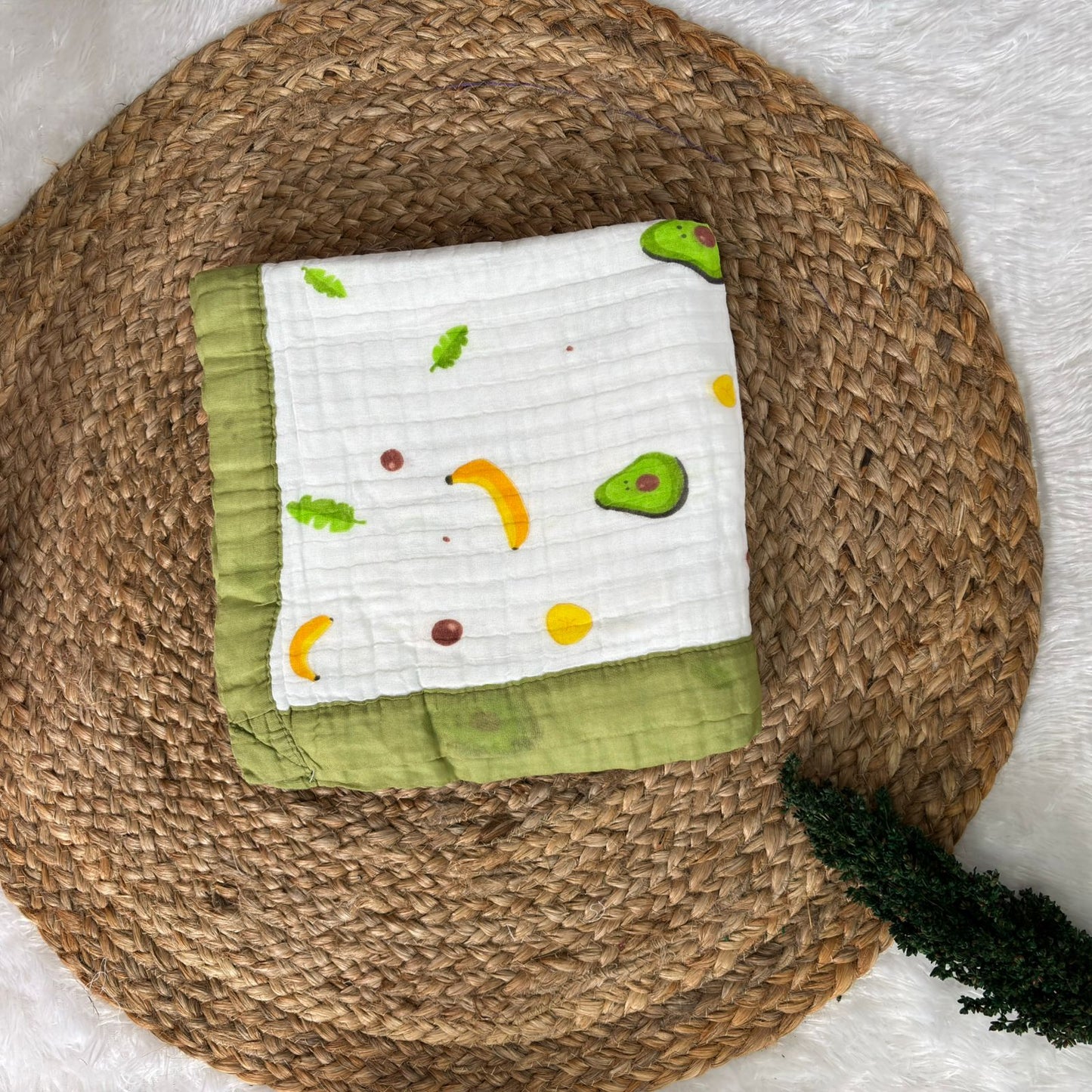 Crinkled Muslin 6 layer Blanket MN01