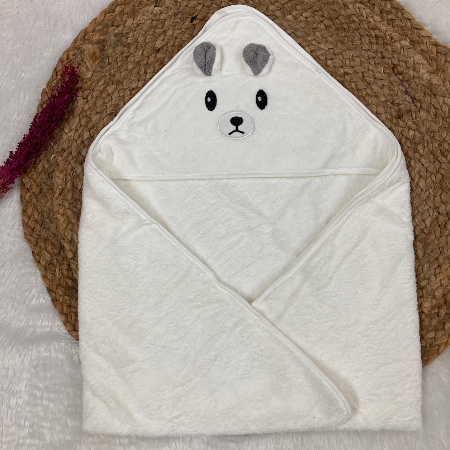 Baby Hooded Towel 80*80cm Large Size MN01
