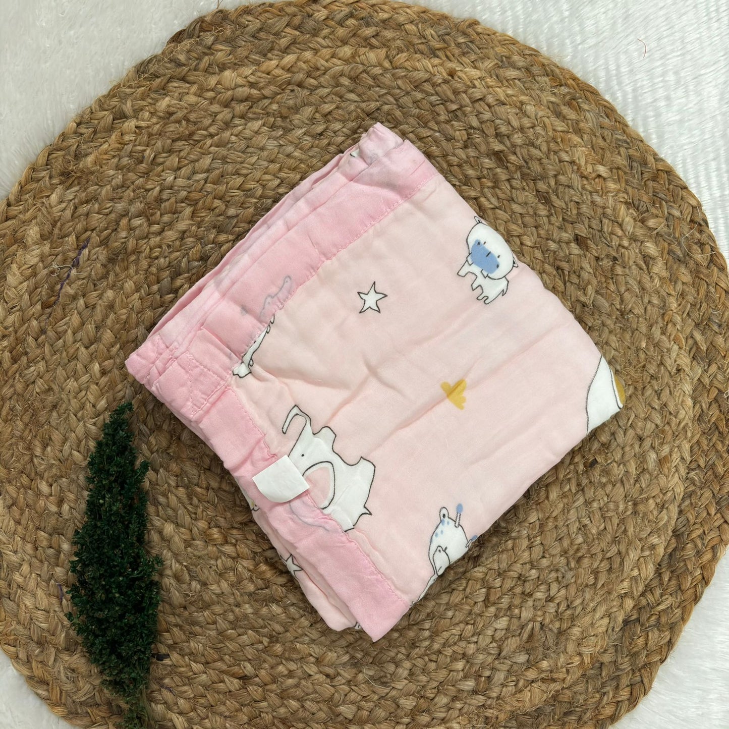 Crinkled Muslin 6 layer Blanket MN01