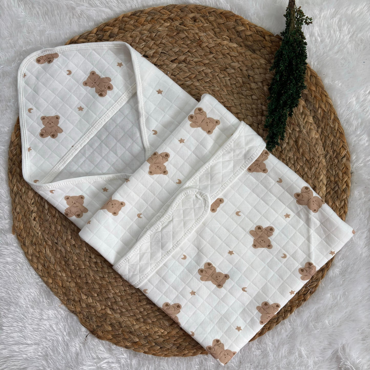 Baby Hooded Wrap / Blanket MN01