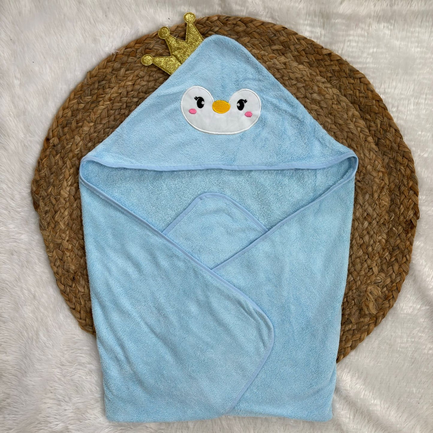 Baby Hooded Towel 80*80cm Large Size MN01
