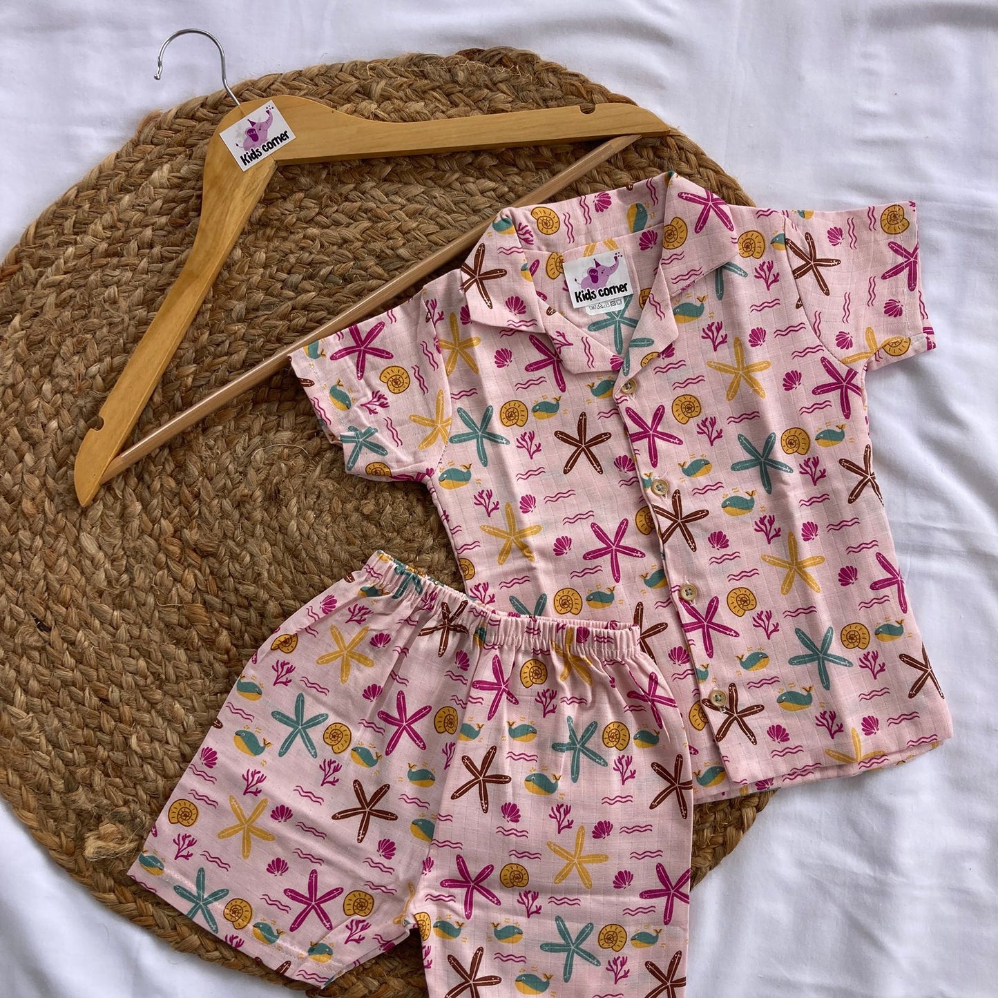 Muslin Double Layer Unisex co-ord set DL01