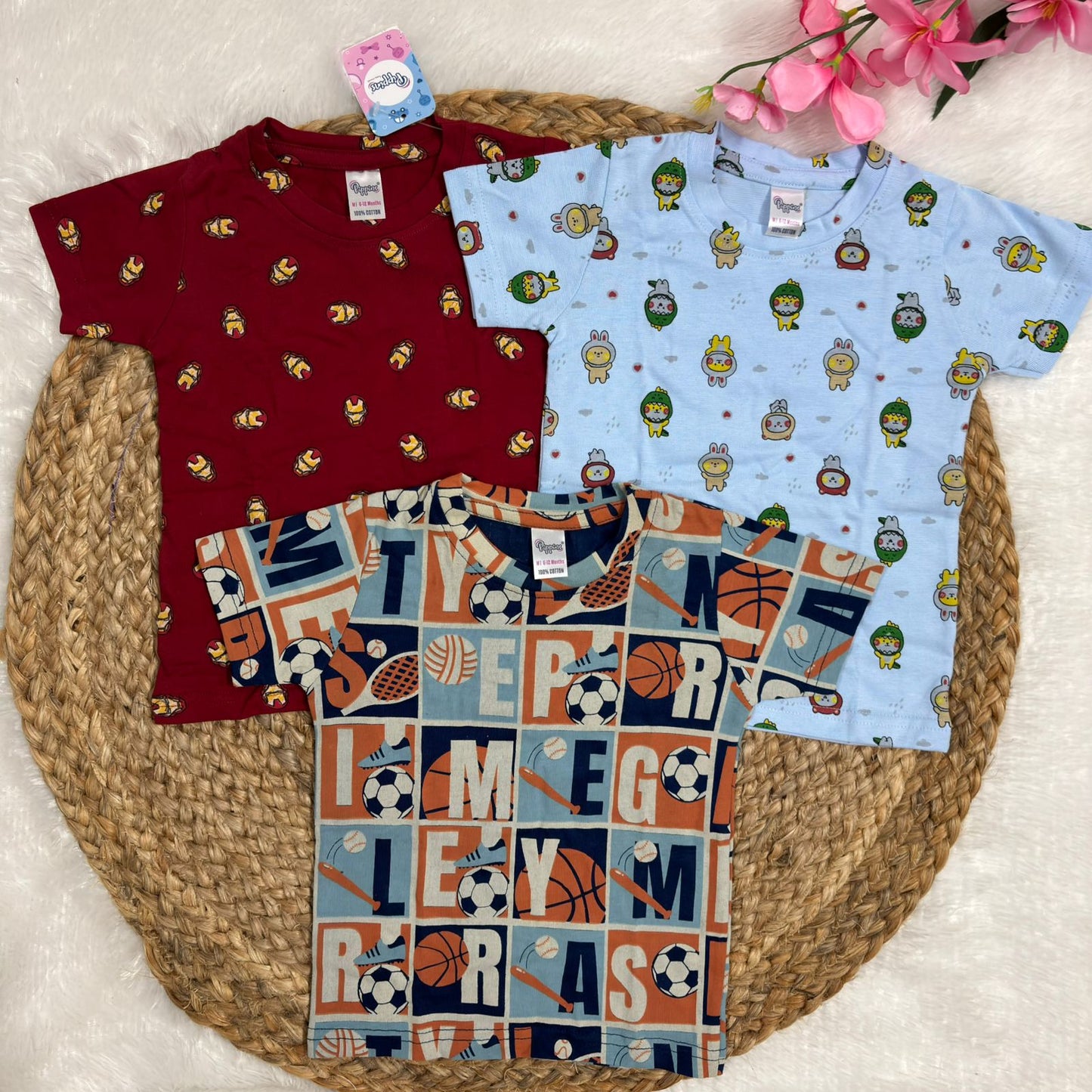3 Pcs T-Shirt Combo