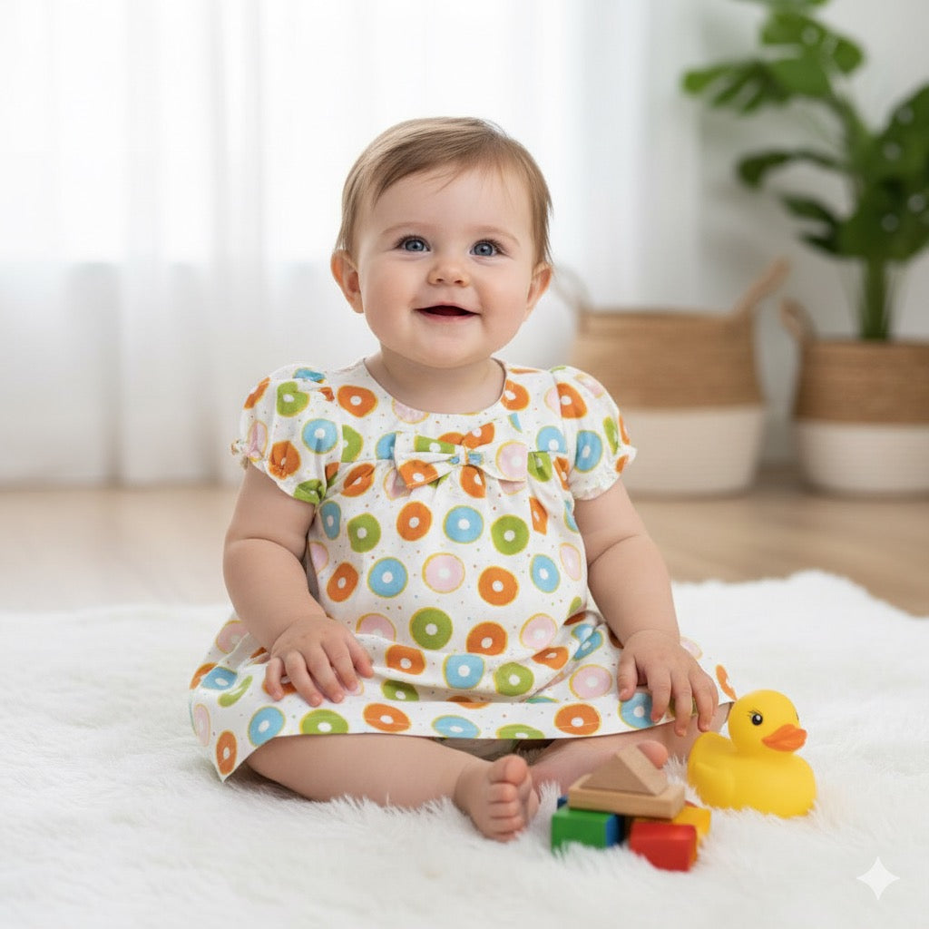 Woven Baby Cotton Frocks CF01