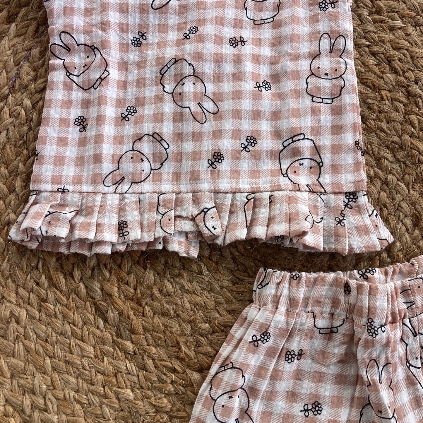 Girls Cotton Shorts Co-ord Set