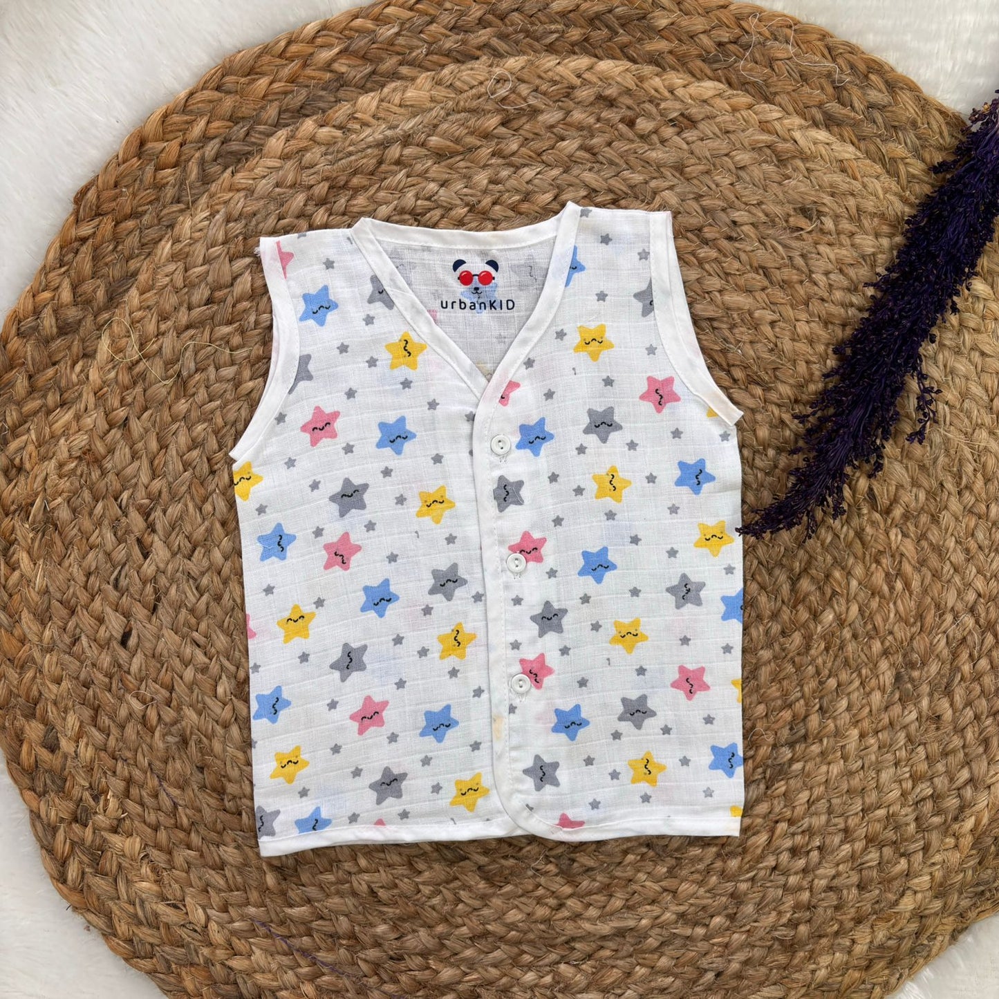Muslin Button jablas MN01