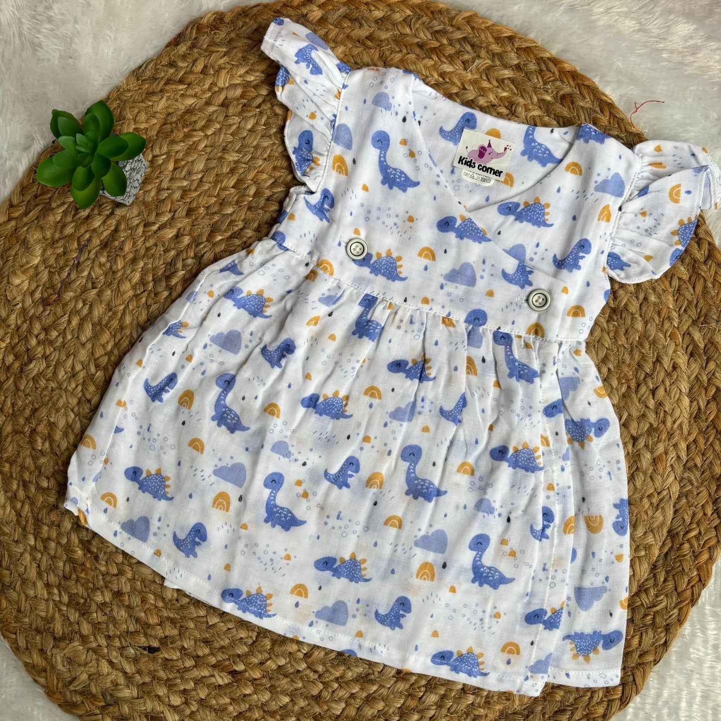 Muslin Frocks Double Layer Premium Quality MN01