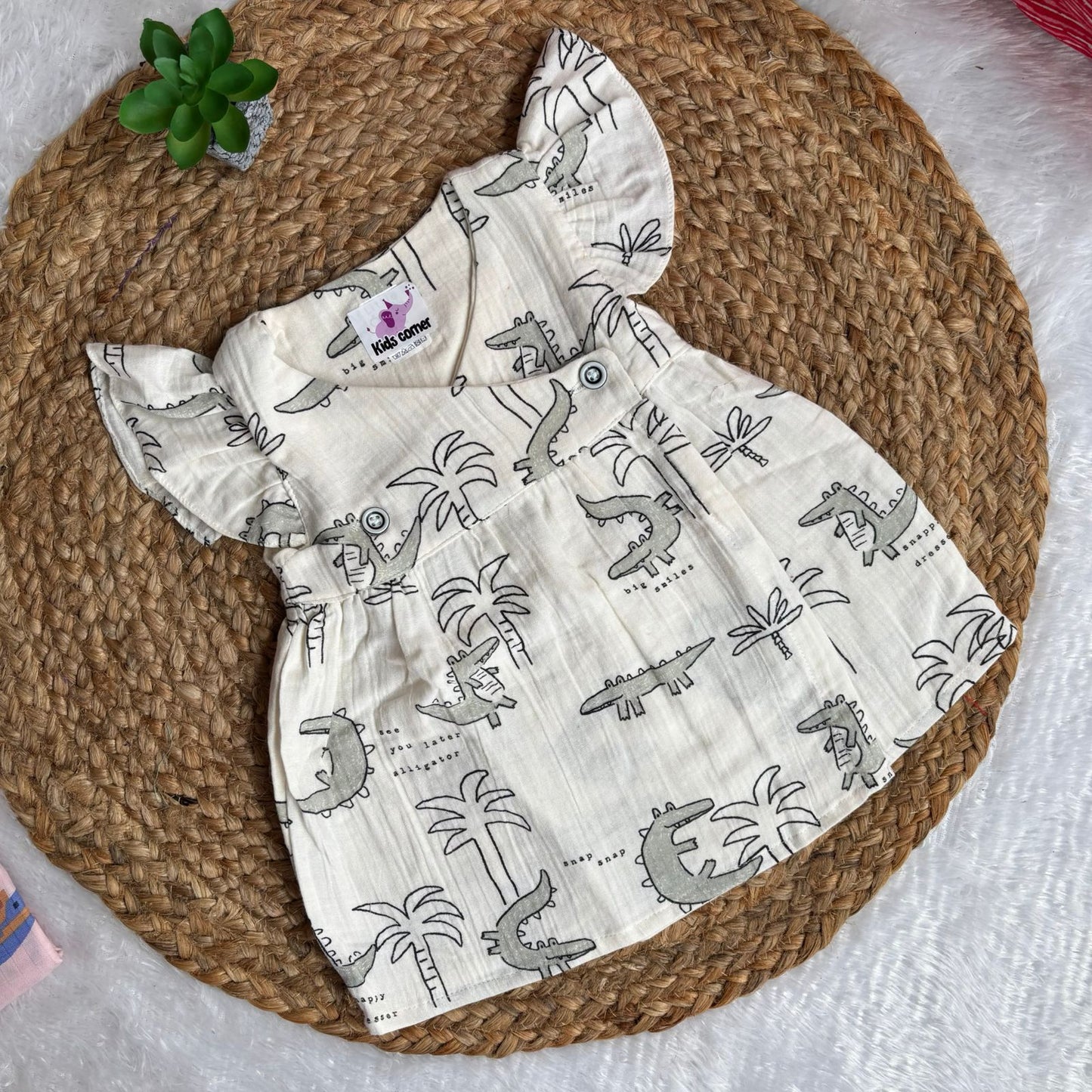 Muslin Frocks Double Layer Premium Quality MN01