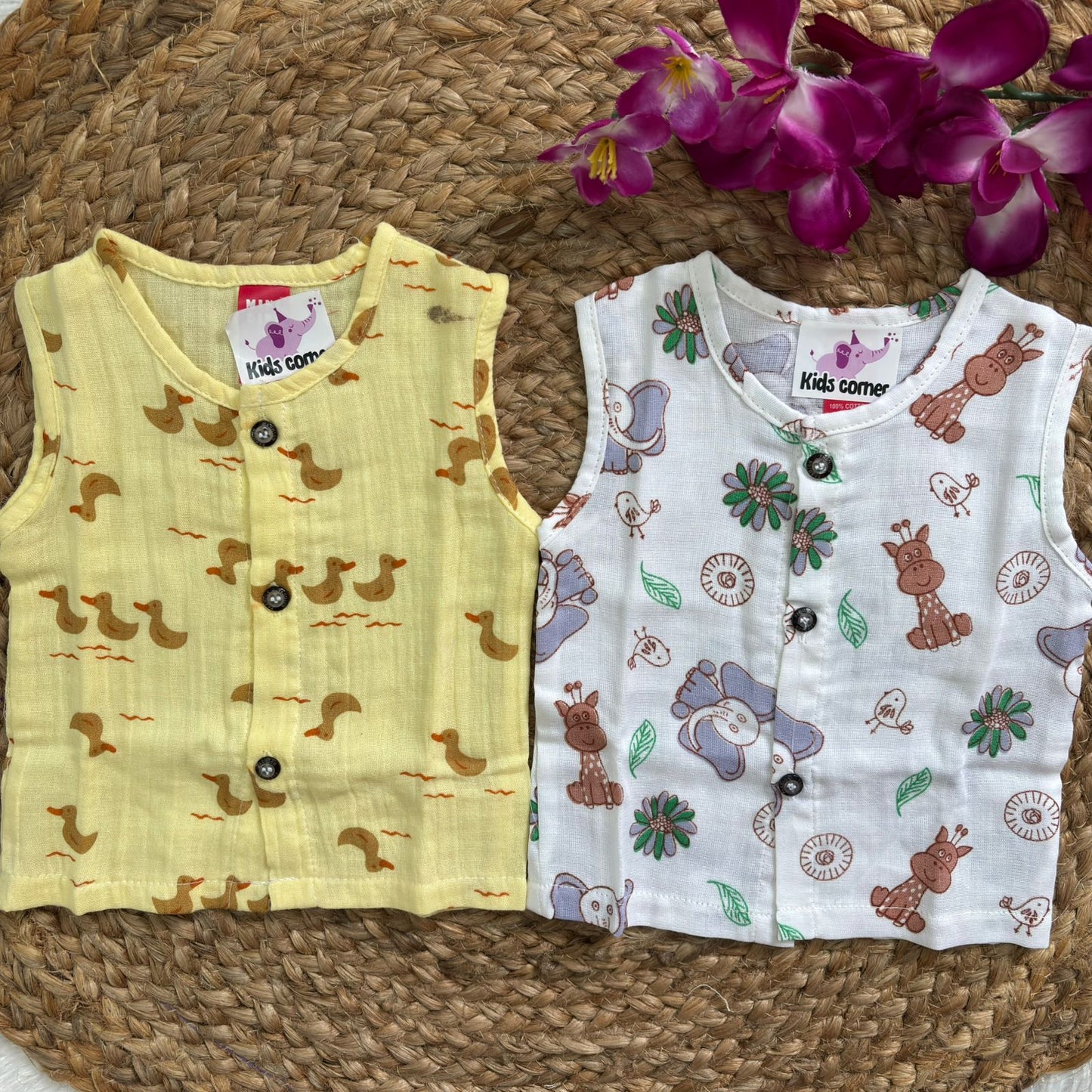 Reversible Muslin Jabla Double Layer MN01