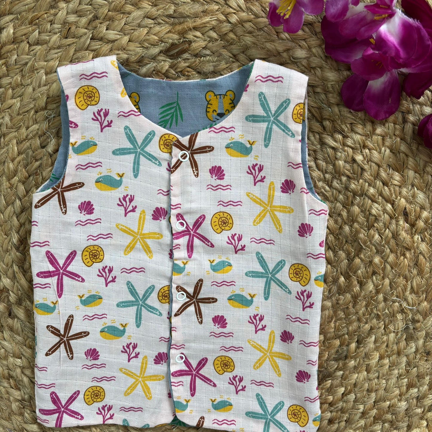 Reversible Muslin Jabla Double Layer MN01