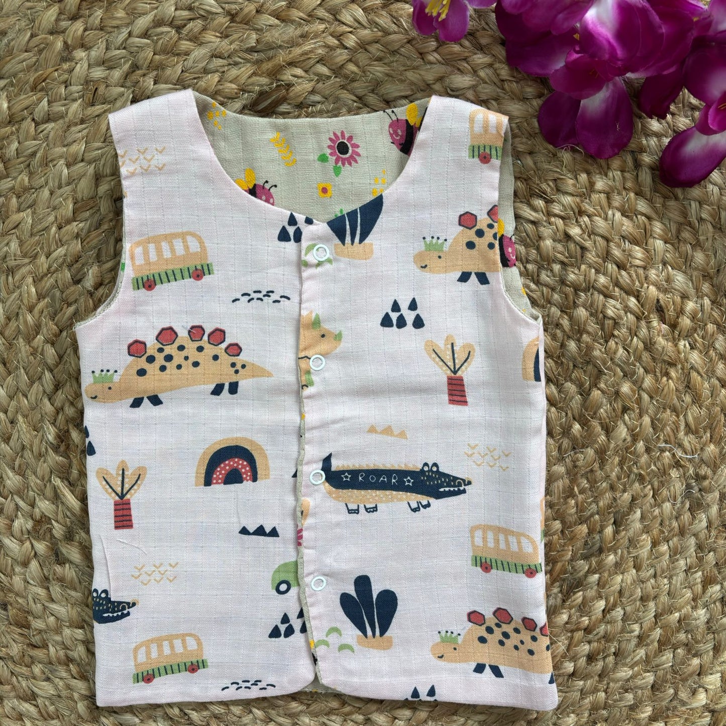 Reversible Muslin Jabla Double Layer MN01