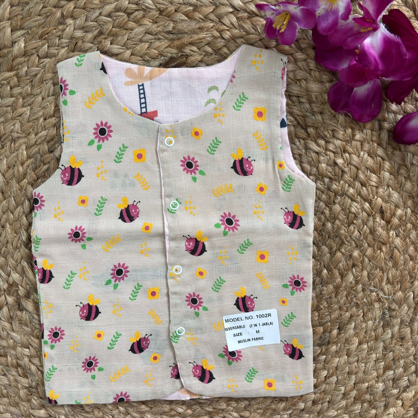Reversible Muslin Jabla Double Layer MN01