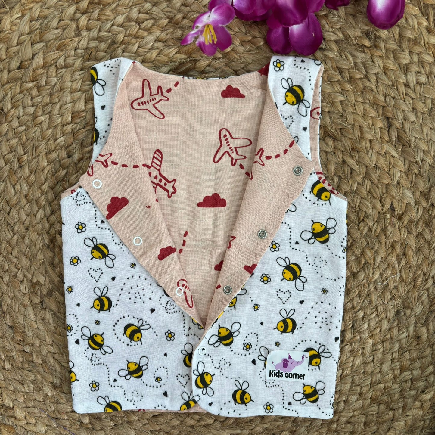 Reversible Muslin Jabla Double Layer MN01