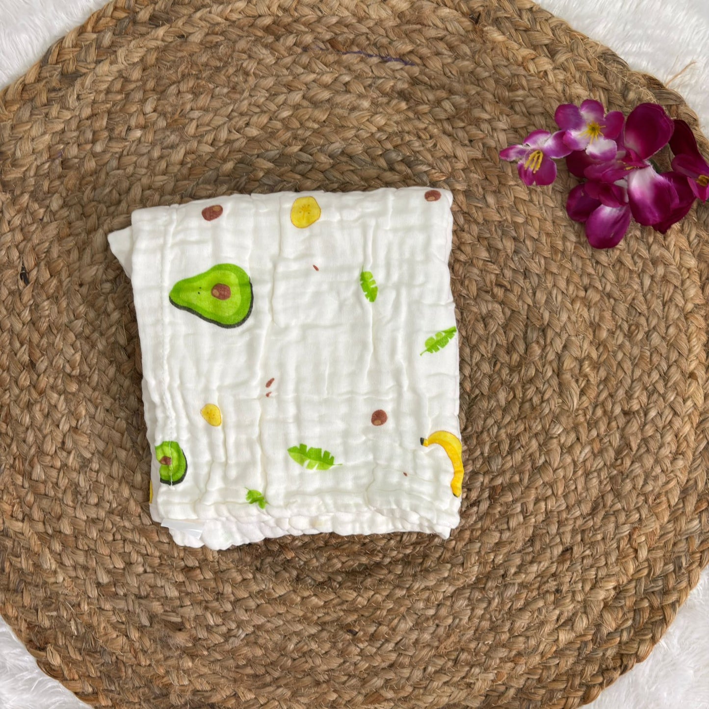 Muslin Crinkled 6 Layer Bath Towel MN01