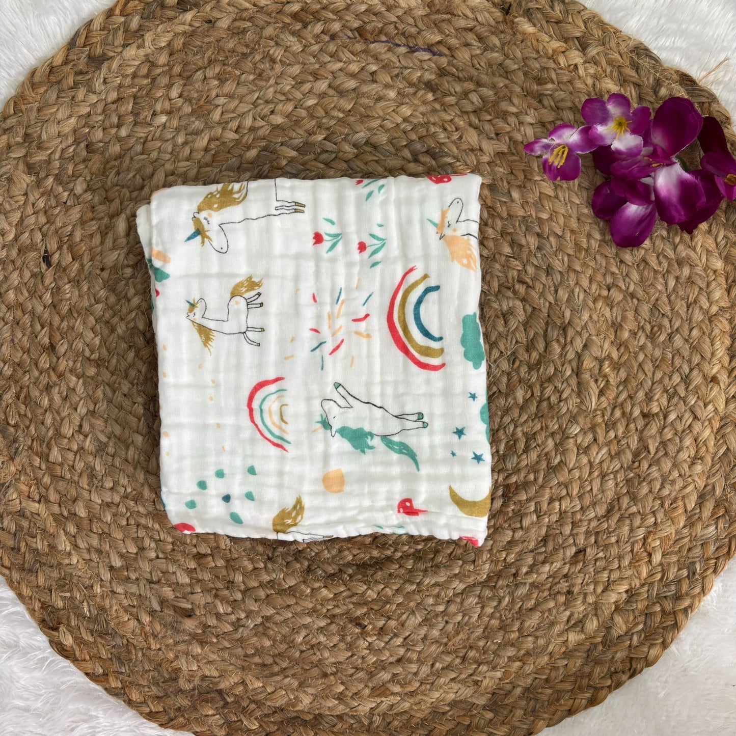 Muslin Crinkled 6 Layer Bath Towel MN01