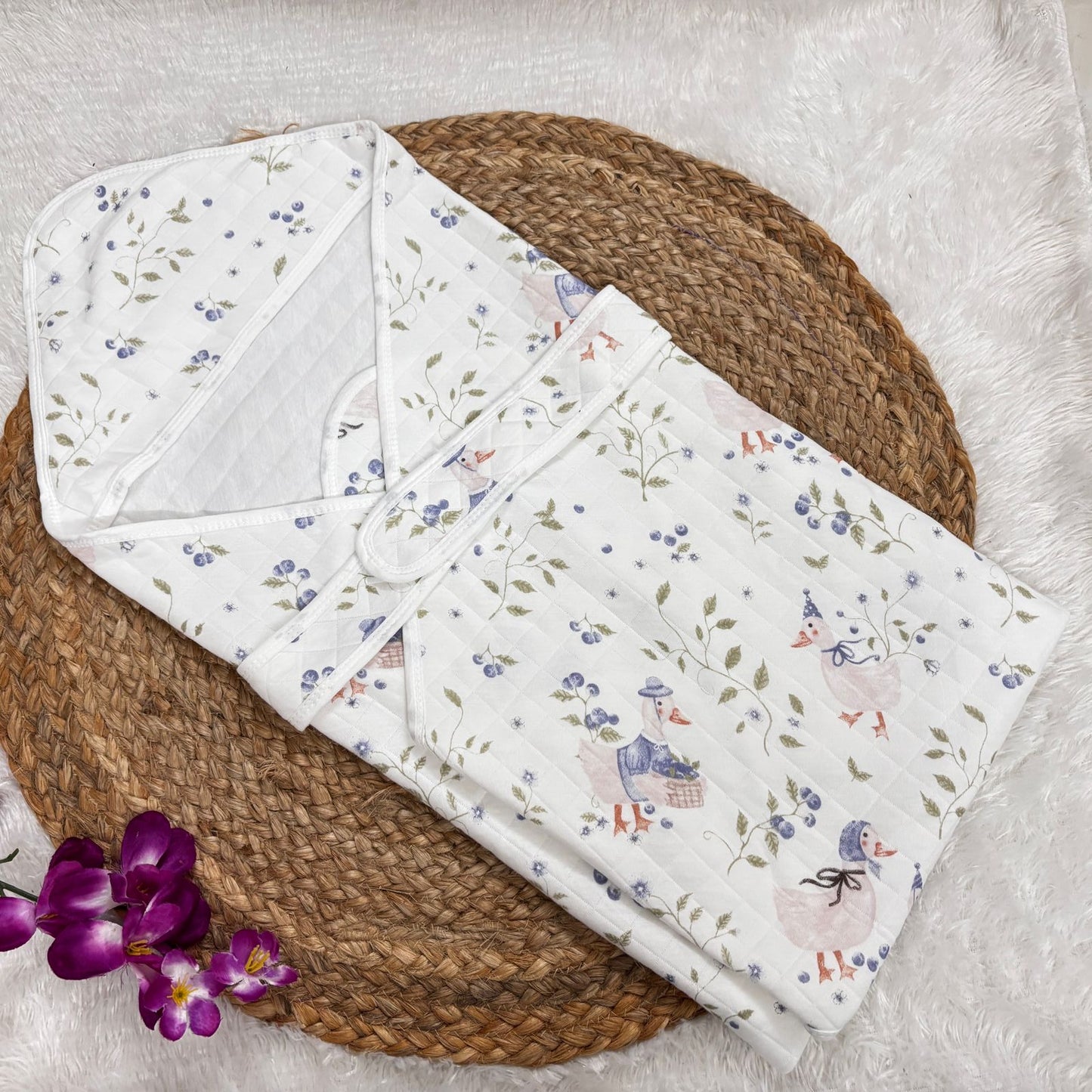 Baby Hooded Wrap / Blanket MN01