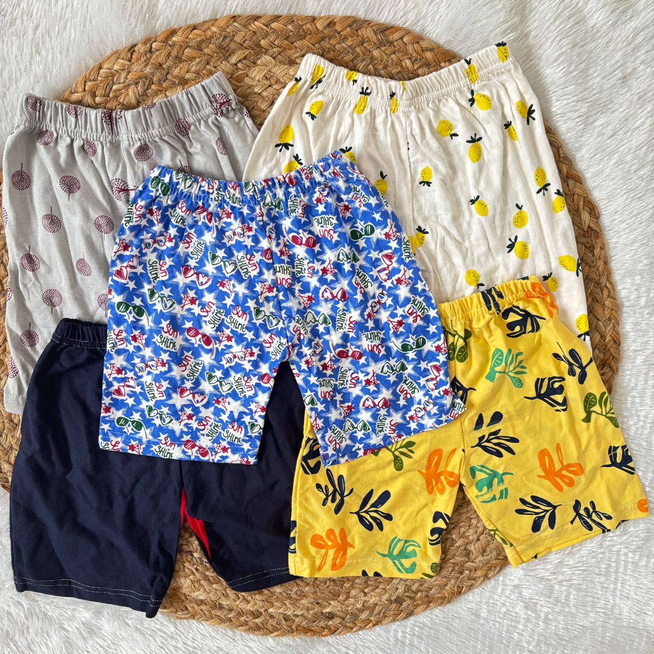 Shorts Combo 4 to 5 years (5 pcs pack)