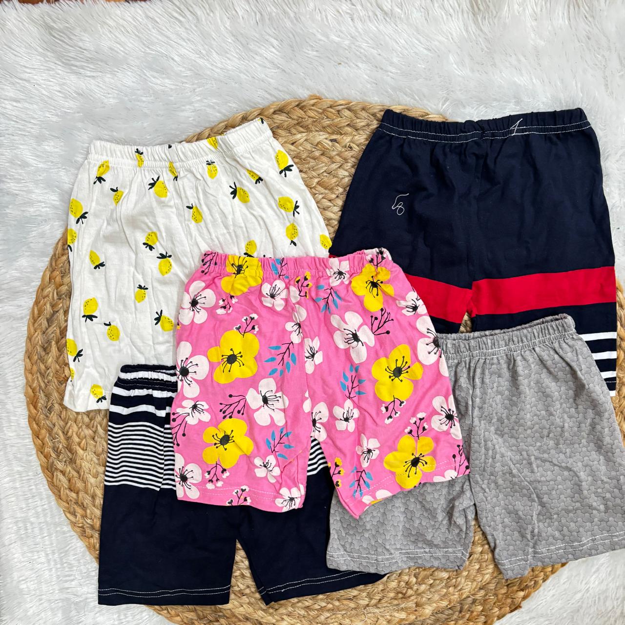 Shorts Combo 2 to 3 years (5 pcs pack)