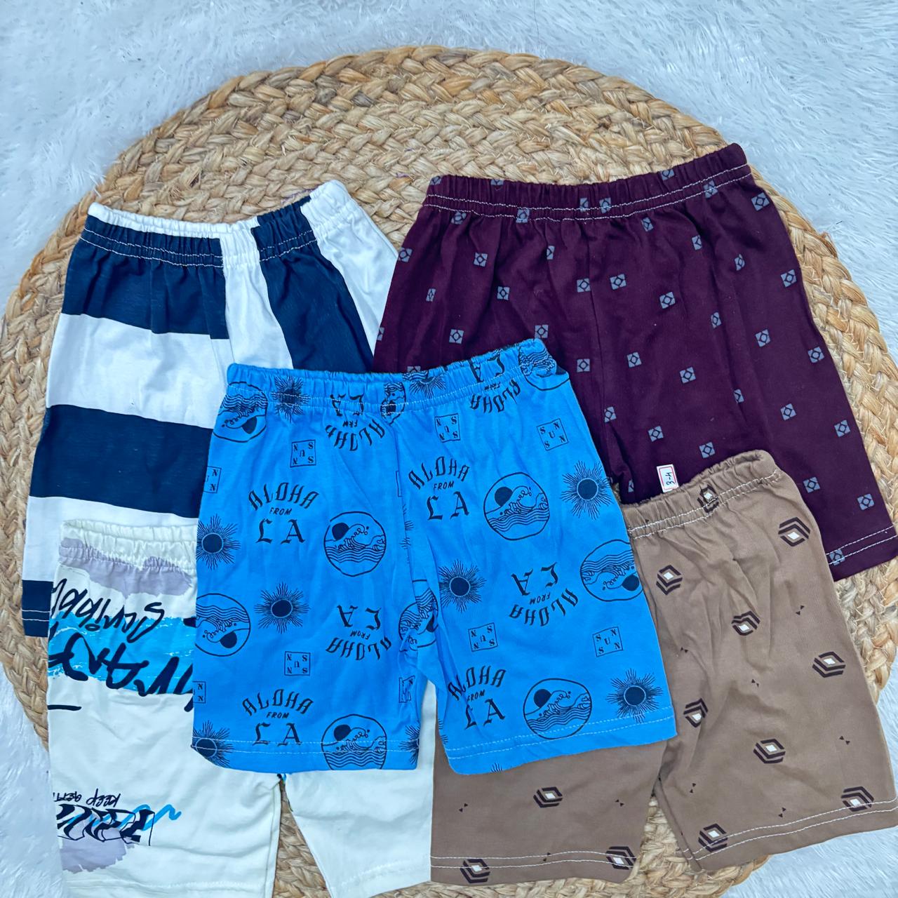 Shorts Combo 3 to 4 years (5 pcs pack)