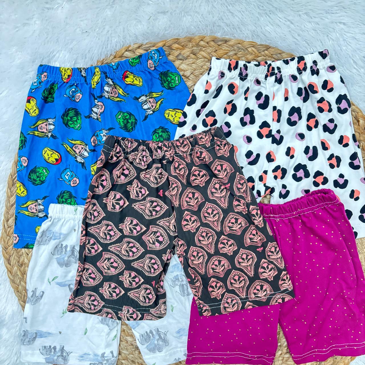 Shorts Combo 3 to 4 years (5 pcs pack)