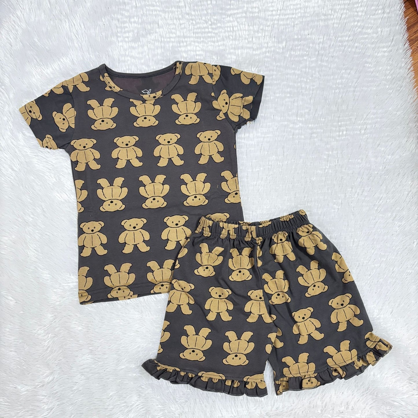 Girls Fancy shorts set SF03