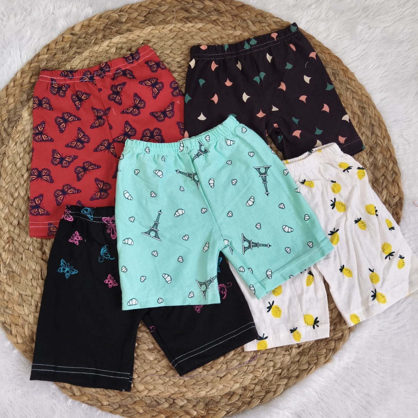 Shorts Combo 1 to 2 years (5 pcs pack)