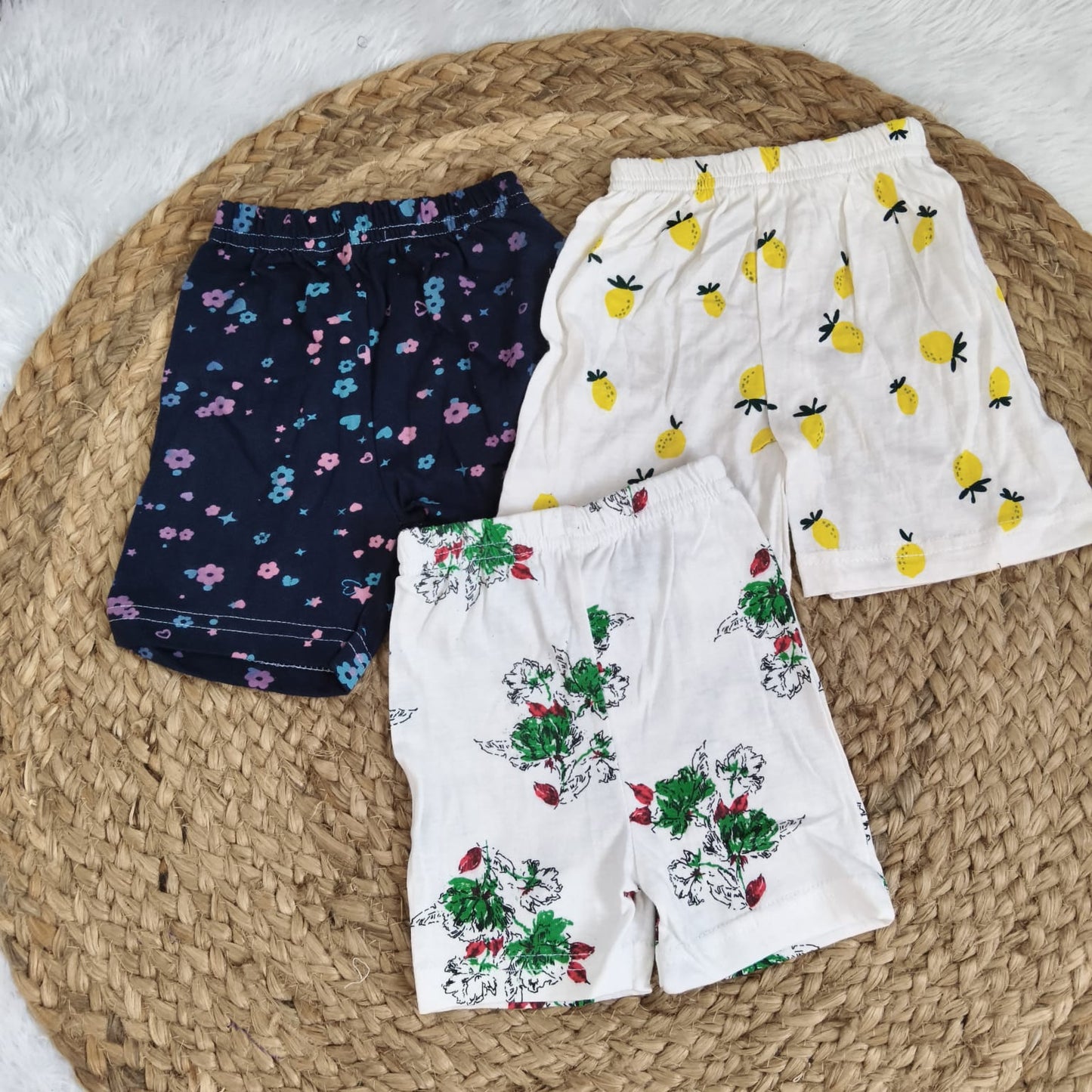 Shorts Combo 6 to 12 months (3 pcs pack)