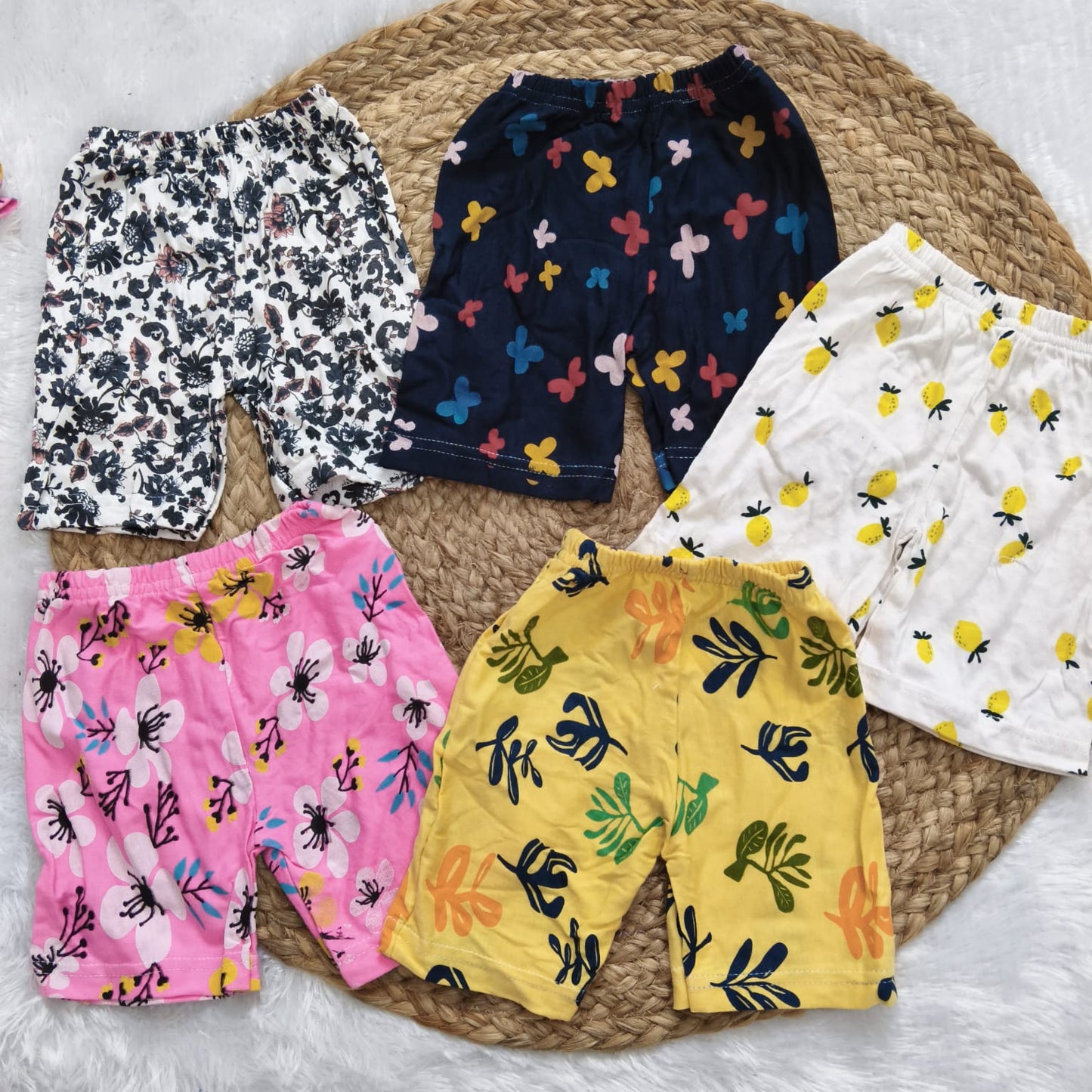 Shorts Combo 1 to 2 years (5 pcs pack)