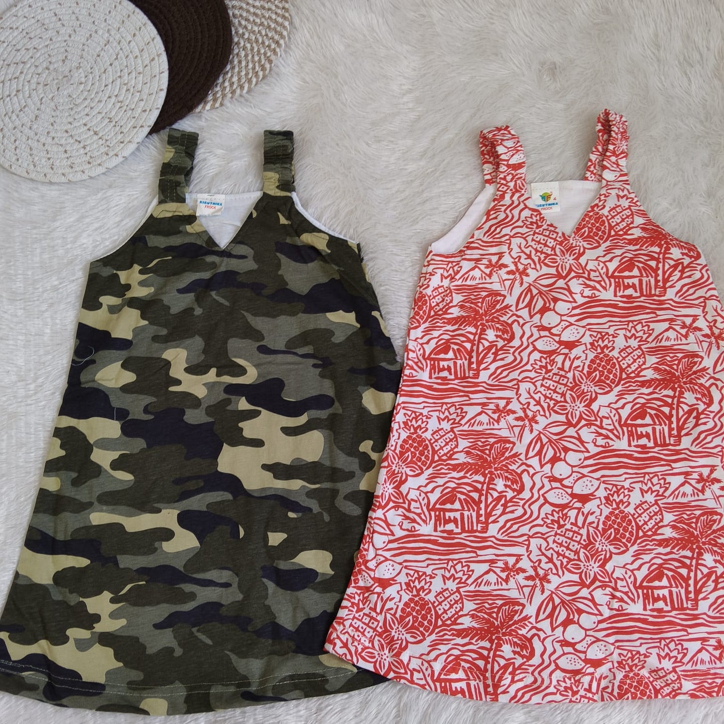 Summer Sleeveless Frock combo CF01