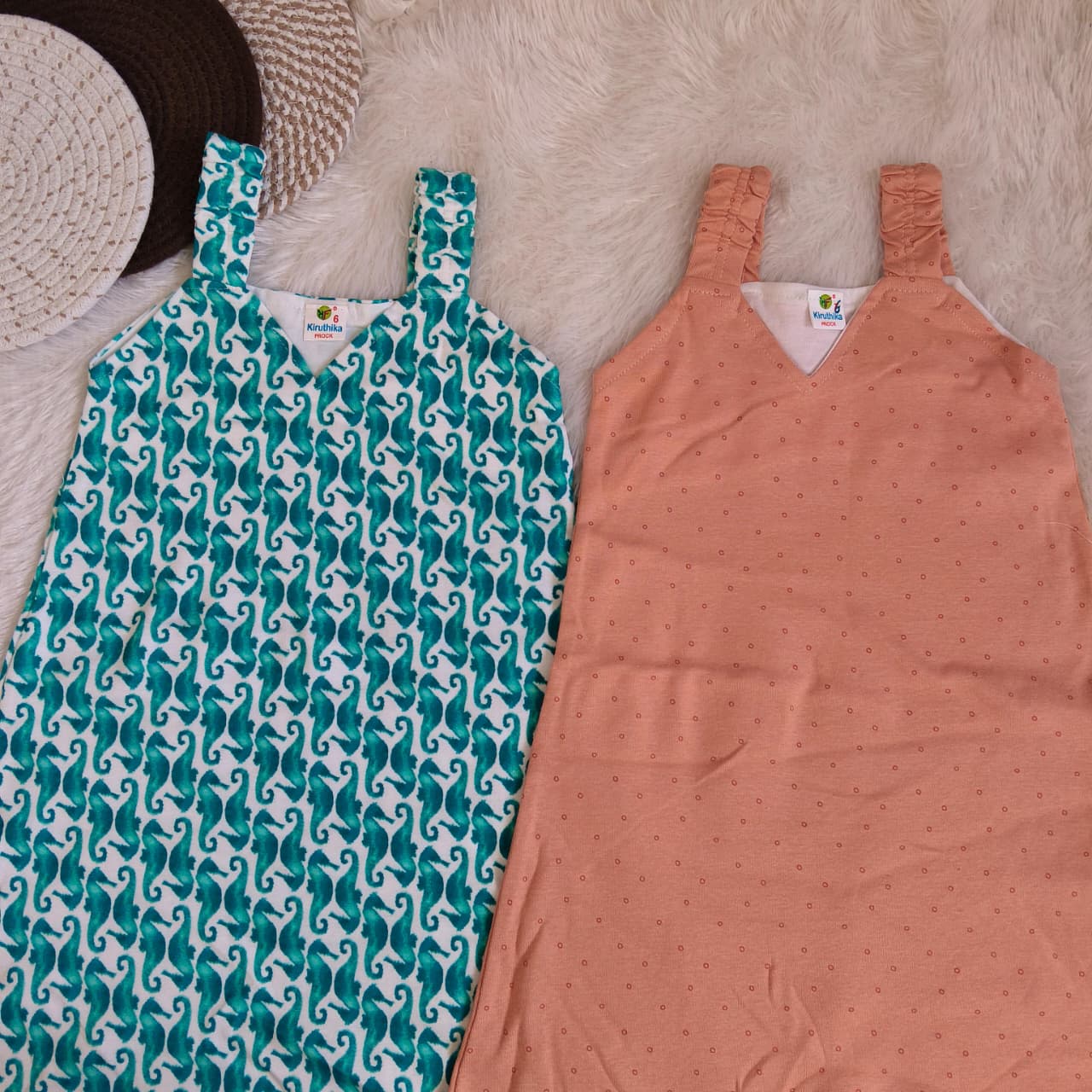 Summer Sleeveless Frock combo CF01